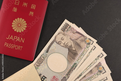 日本通貨とパスポート