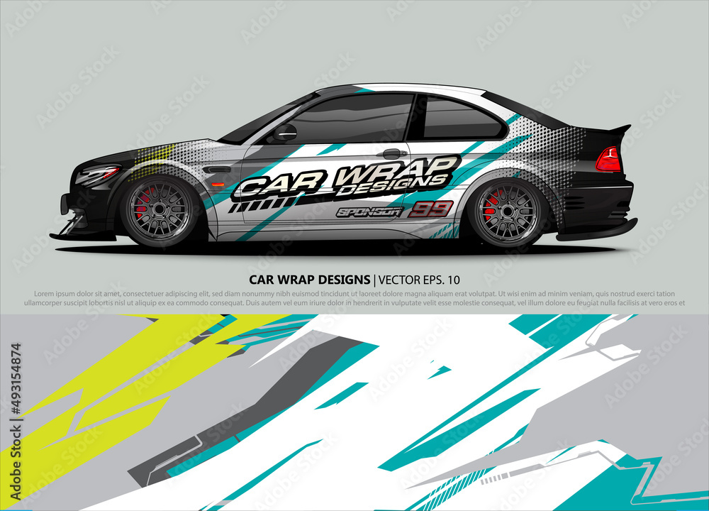 race car Livery for vehicle wrap design vector
race car Livery for vehicle wrap design vector