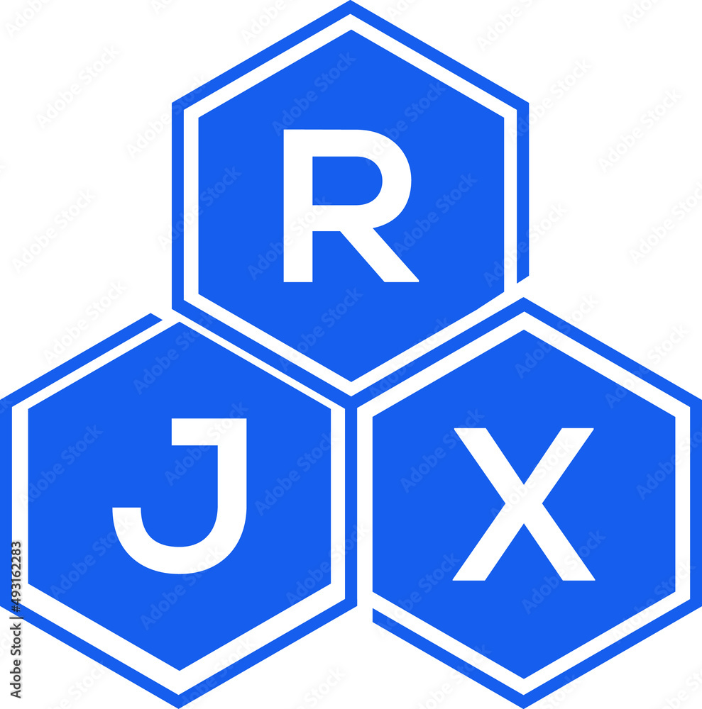 RJX letter logo design on White background. RJX creative initials letter logo concept. RJX letter design. RJX letter logo design on White background. RJX creative initials letter logo concept. RJX letter design.