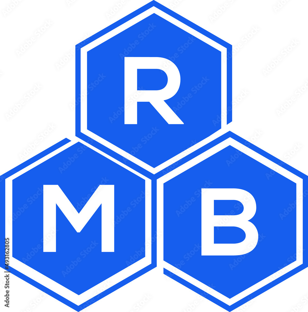 RMB letter logo design on black background. RMB creative initials letter logo concept. RMB letter design. RMB letter logo design on black background. RMB creative initials letter logo concept. RMB letter design.