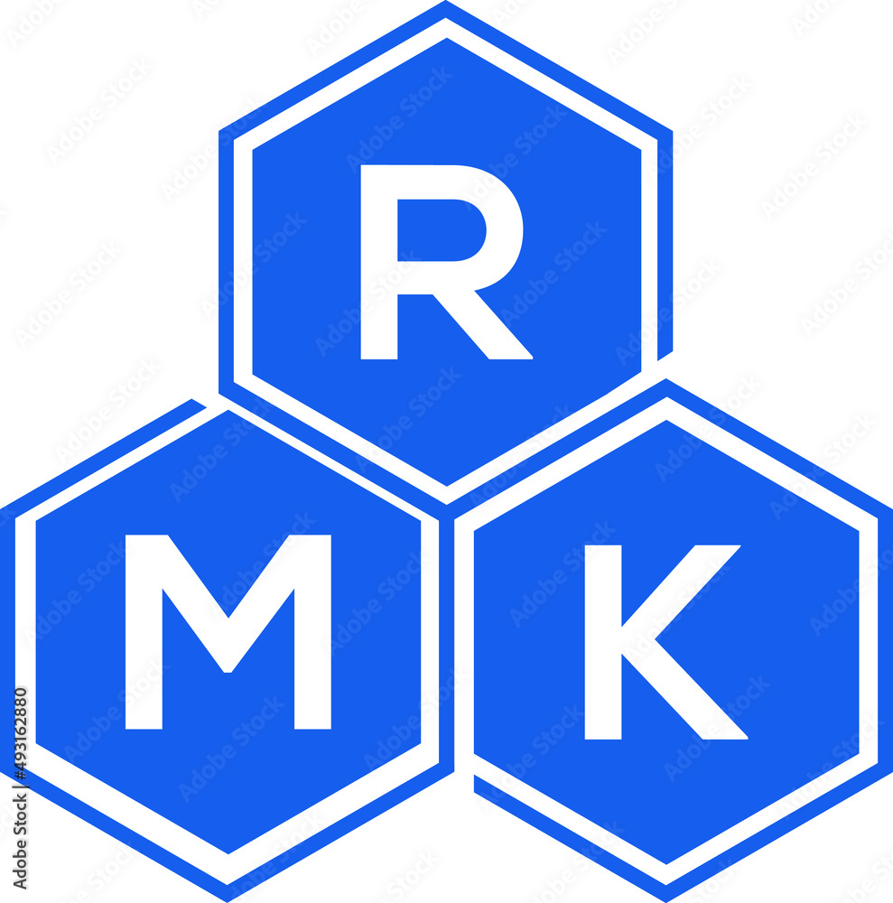 RMK letter logo design on black background. RMK creative initials letter logo concept. RMK letter design. RMK letter logo design on black background. RMK creative initials letter logo concept. RMK letter design.