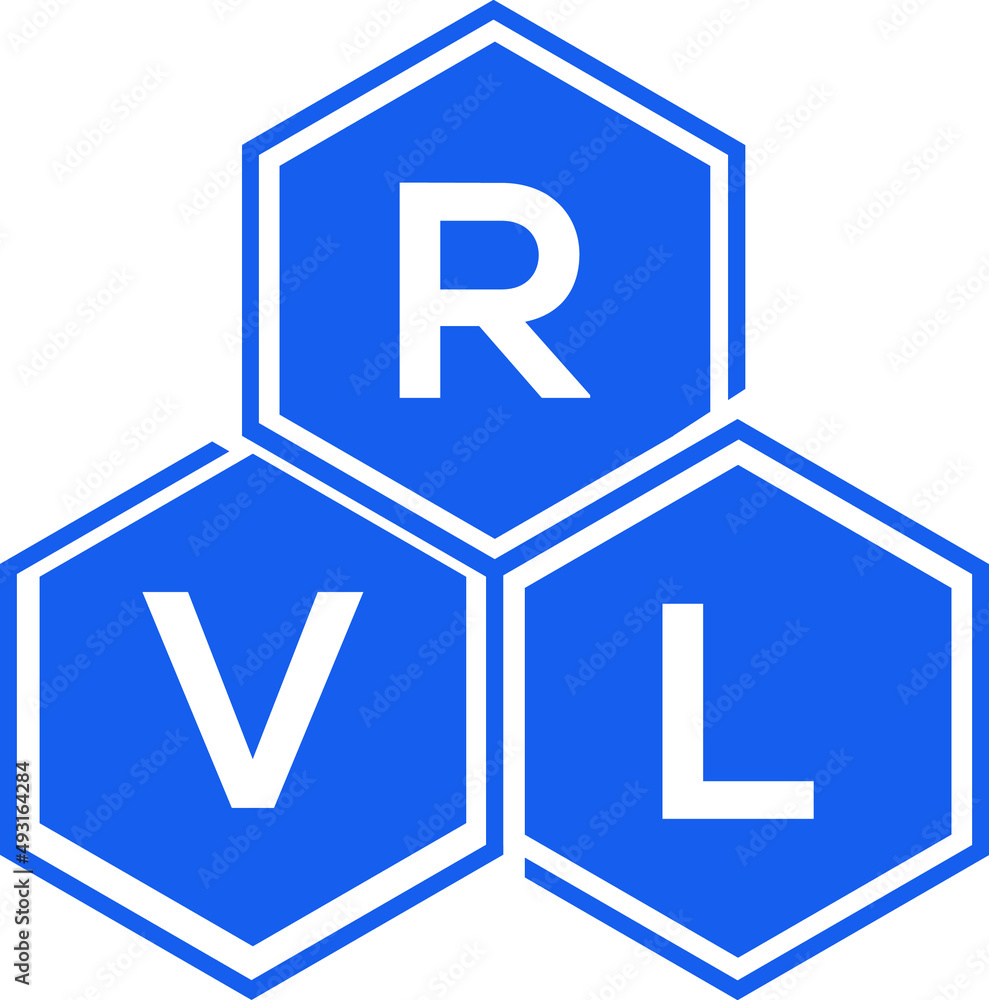 RVL letter logo design on White background. RVL creative initials letter logo concept. RVL letter design. RVL letter logo design on White background. RVL creative initials letter logo concept. RVL letter design.