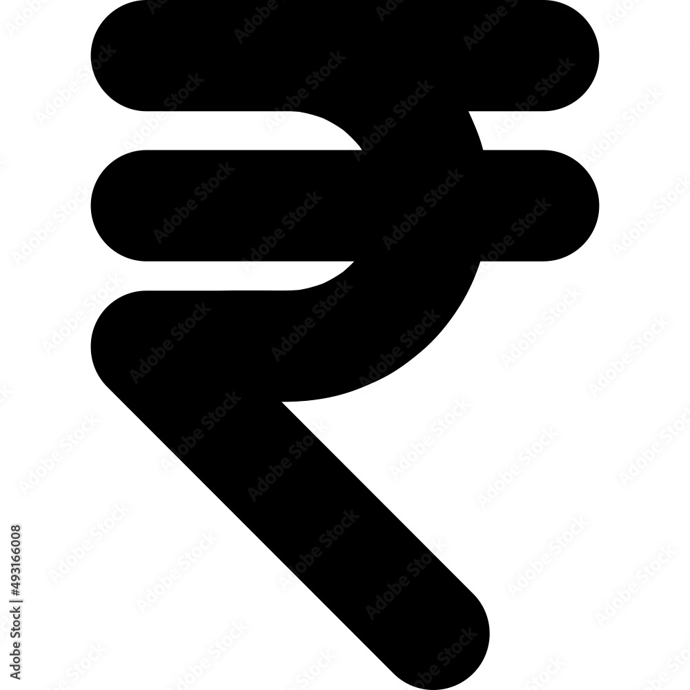 rupee symbol icon vector rupee symbol icon vector