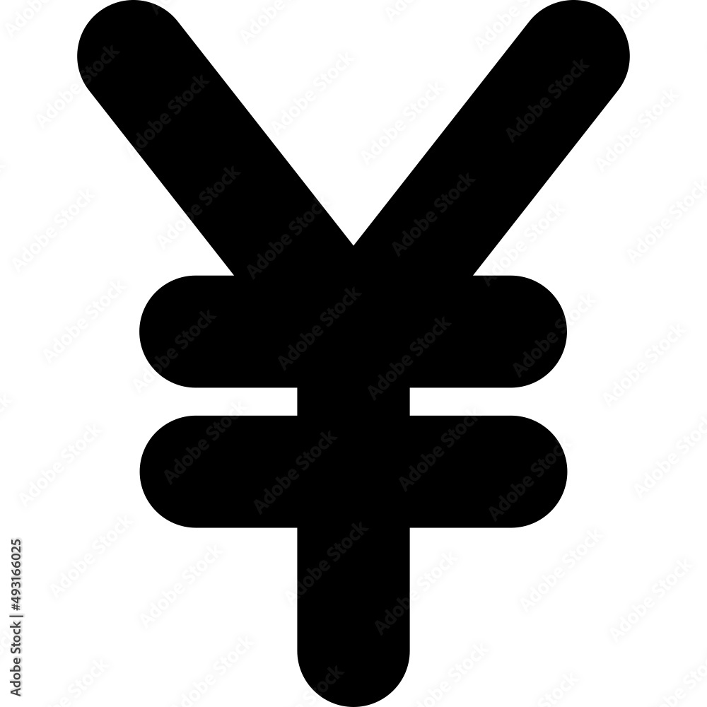 yen symbol icon vector yen symbol icon vector