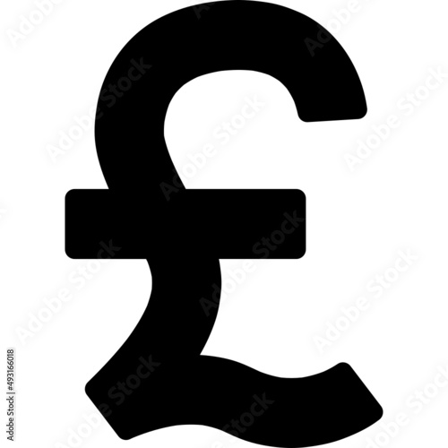 pound symbol icon vector