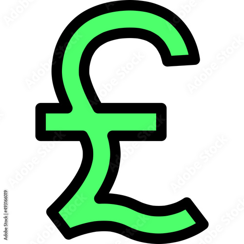 pound symbol icon vector