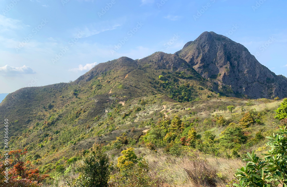 mountain range of Ma On Shan, Sai Kung in Hong Kong