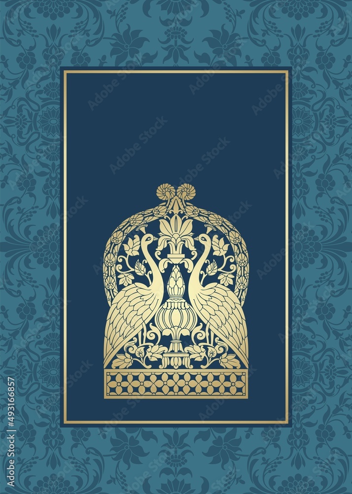 peacocks, feathers ,wedding card design, royal India peacocks, feathers ,wedding card design, royal India