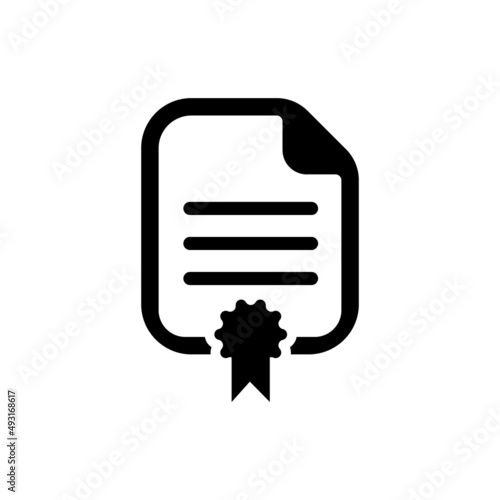 Contract license icon