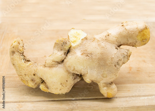 Fresh ginger on background, Ginger root