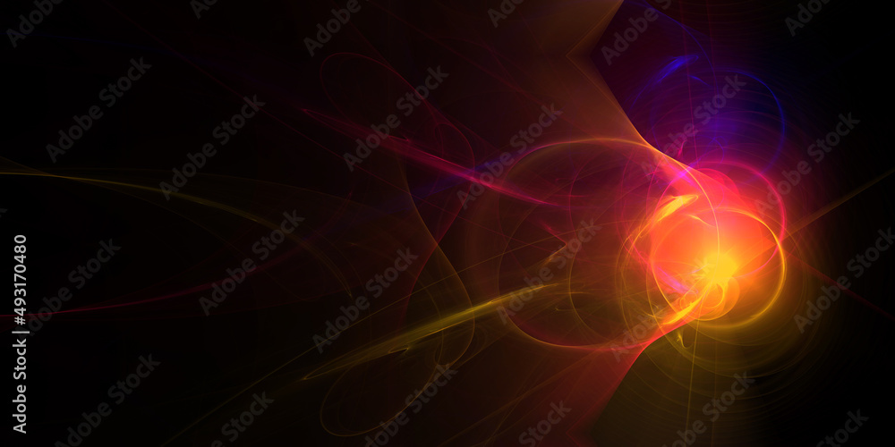 Fototapeta premium Kunstvoller Fraktal Hintergrund