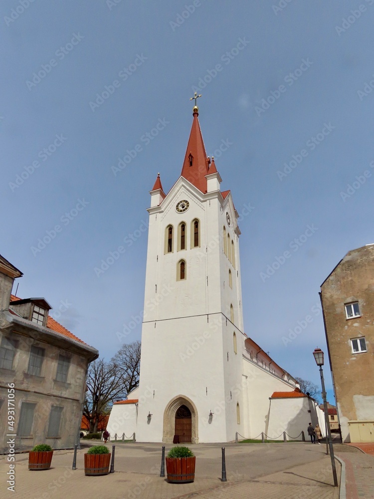 Renovated St. John's Lutheran Church in Cesis or Wenden city, Latvia