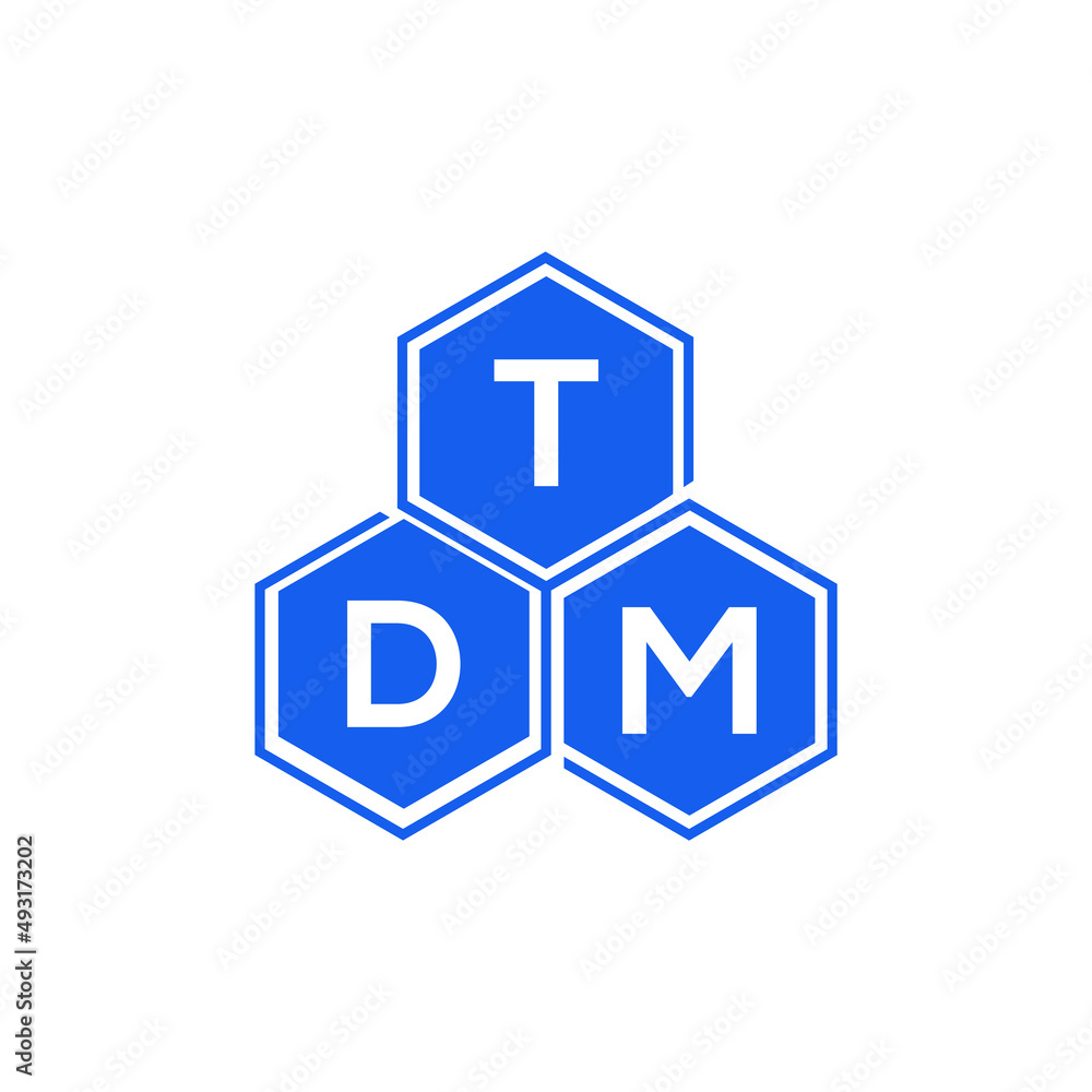 TDM letter logo design on black background. TDM  creative initials letter logo concept. TDM letter design.