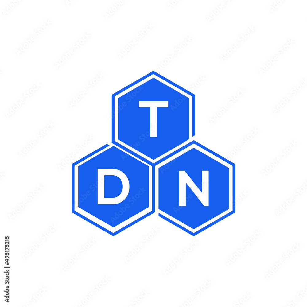 TDN letter logo design on black background. TDN creative initials letter logo concept. TDN letter design. TDN letter logo design on black background. TDN creative initials letter logo concept. TDN letter design.