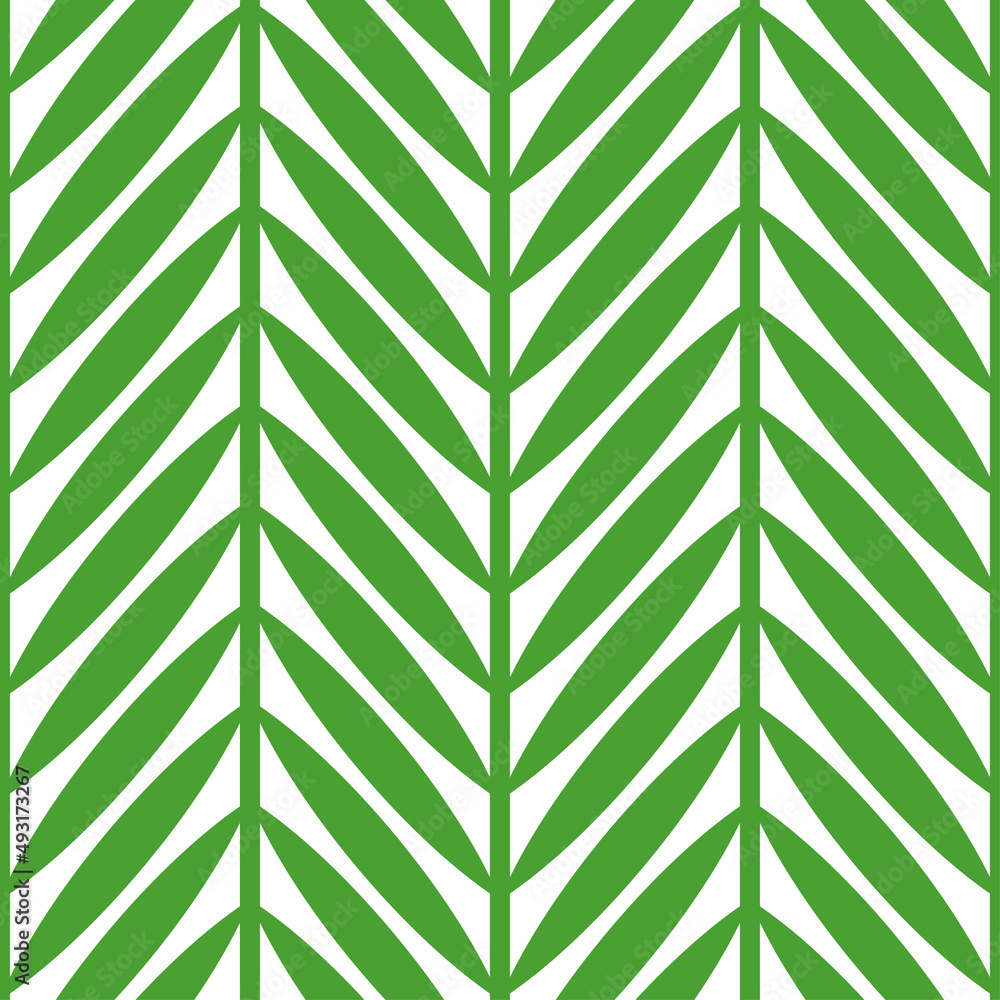 Editable Seamless Pattern with Nature Leaves Design Editable Seamless Pattern with Nature Leaves Design