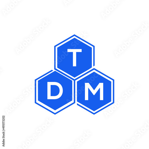 TDM letter logo design on black background. TDM  creative initials letter logo concept. TDM letter design. © Faisal