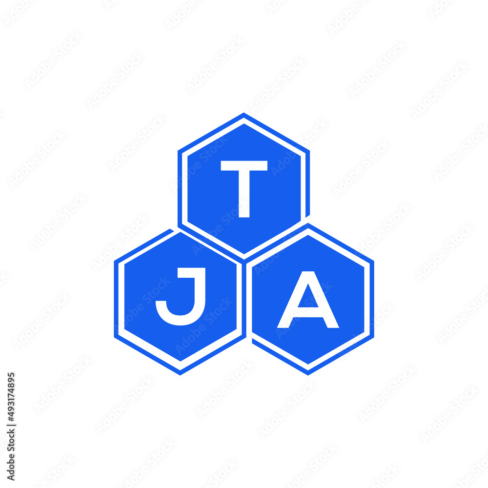 TJA letter logo design on black background. TJA creative initials letter logo concept. TJA letter design. TJA letter logo design on black background. TJA creative initials letter logo concept. TJA letter design.