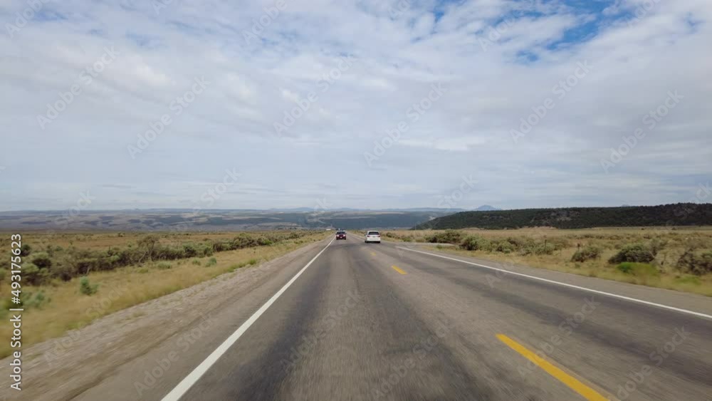Driving Plate Utah Scenic Byway 12 Eastbound Red Canyon Multicam Set 03 Rear View Southwest USA Driving Plate Utah Scenic Byway 12 Eastbound Red Canyon Multicam Set 03 Rear View Southwest USA