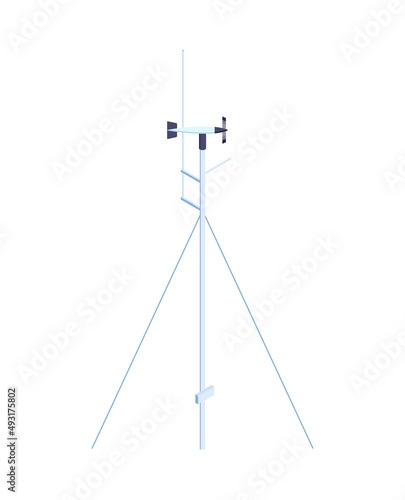 Meteorological Wind Vane Composition