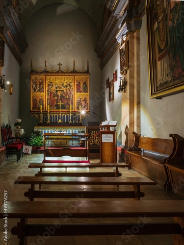 Wnętrze Kościoła Świętego Mikołaja w Krakowie