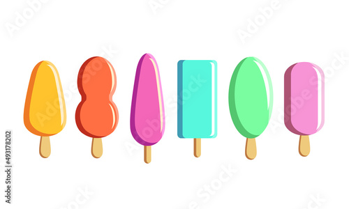 Ice Cream Complete Collection Vector Illustration © Nine Vector
