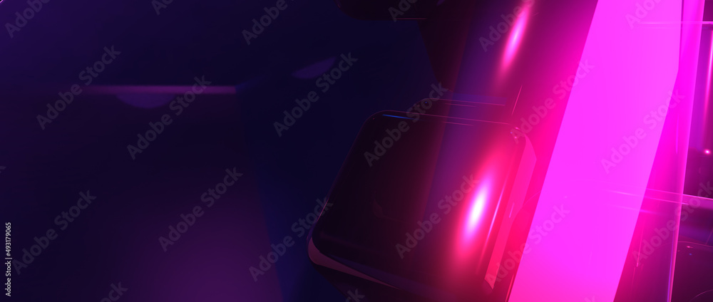 Obraz premium Business explore metaverse technology with blockchain network connecting. Smart city digital world metaverse. Cryptographic city inside metaverse. Metaverse future cityscape perspective, 3d render