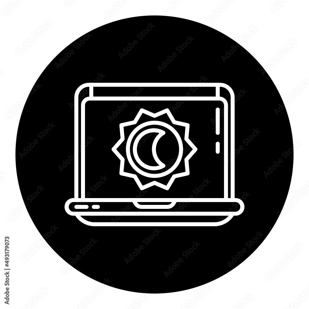laptop and dark mode laptop and dark mode