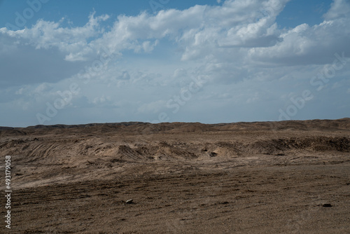 The Gobi mountains in northwest China. photo