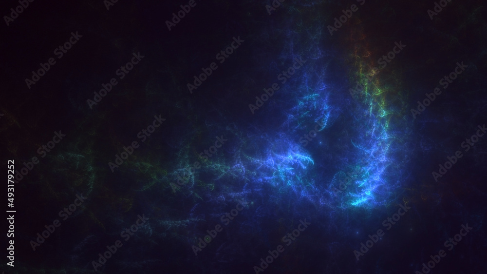 3D rendering abstract multicolor fractal light background 3D rendering abstract multicolor fractal light background