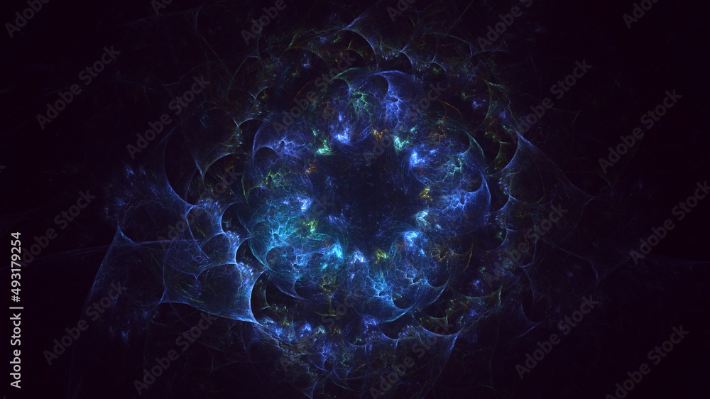 3D rendering abstract circle light background 3D rendering abstract circle light background