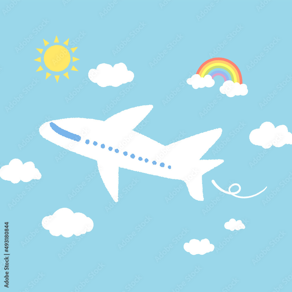 飛行機のイラスト 飛行機のイラスト