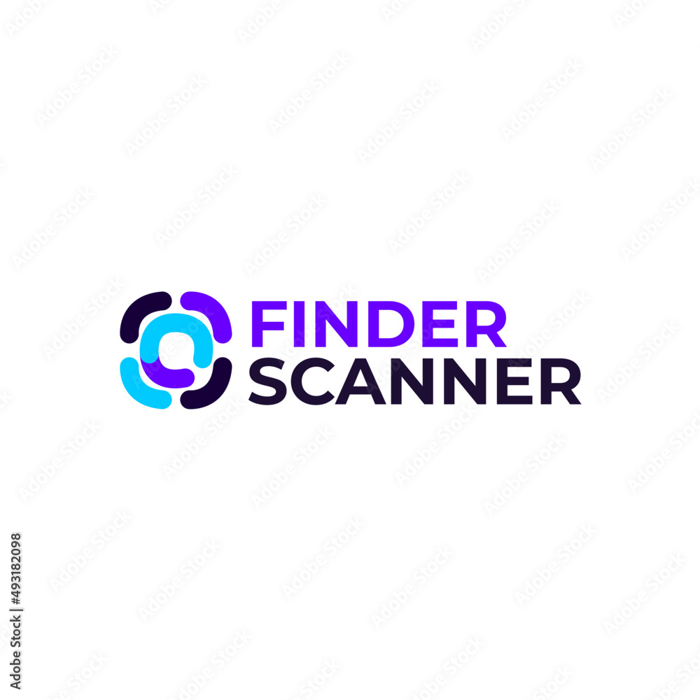 finder scanner flat simple logo