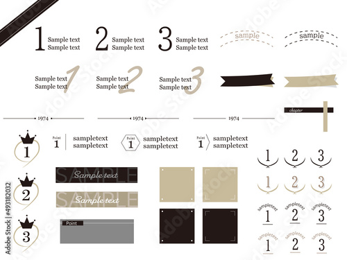 Fashionable Number Frame