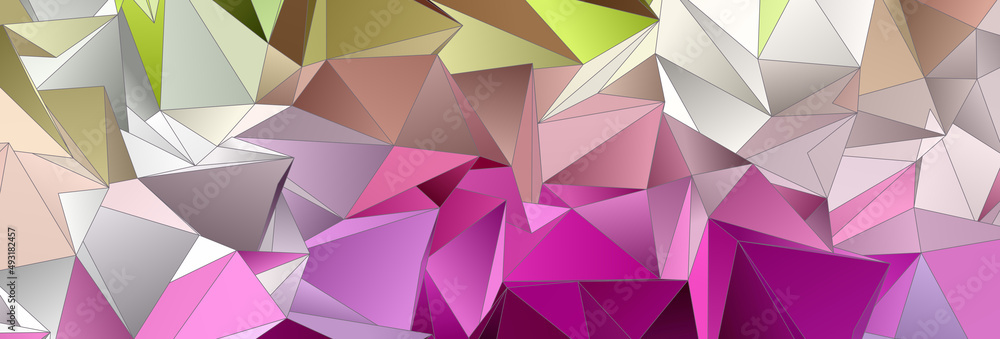 Fototapeta premium Abstract Low-Poly background. triangulated texture. Design 3d. Polygonal geometrical pattern. Triangular modern style