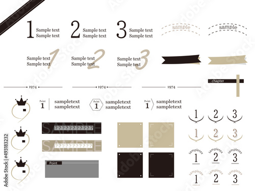 Fashionable Number Frame