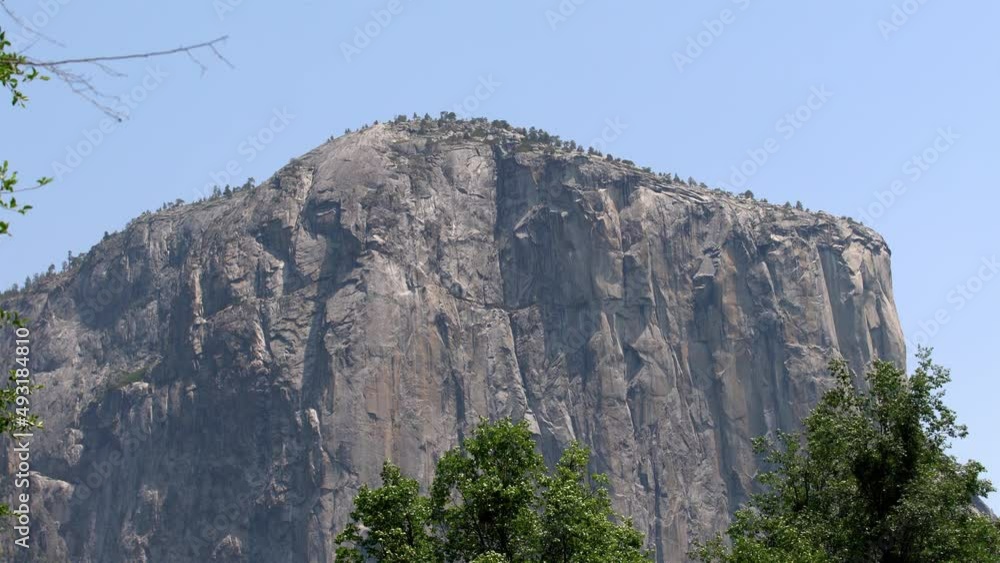 Yosemite El Capitan Telephoto from Tunnel View Sierra Nevada Mts California USA Yosemite El Capitan Telephoto from Tunnel View Sierra Nevada Mts California USA
