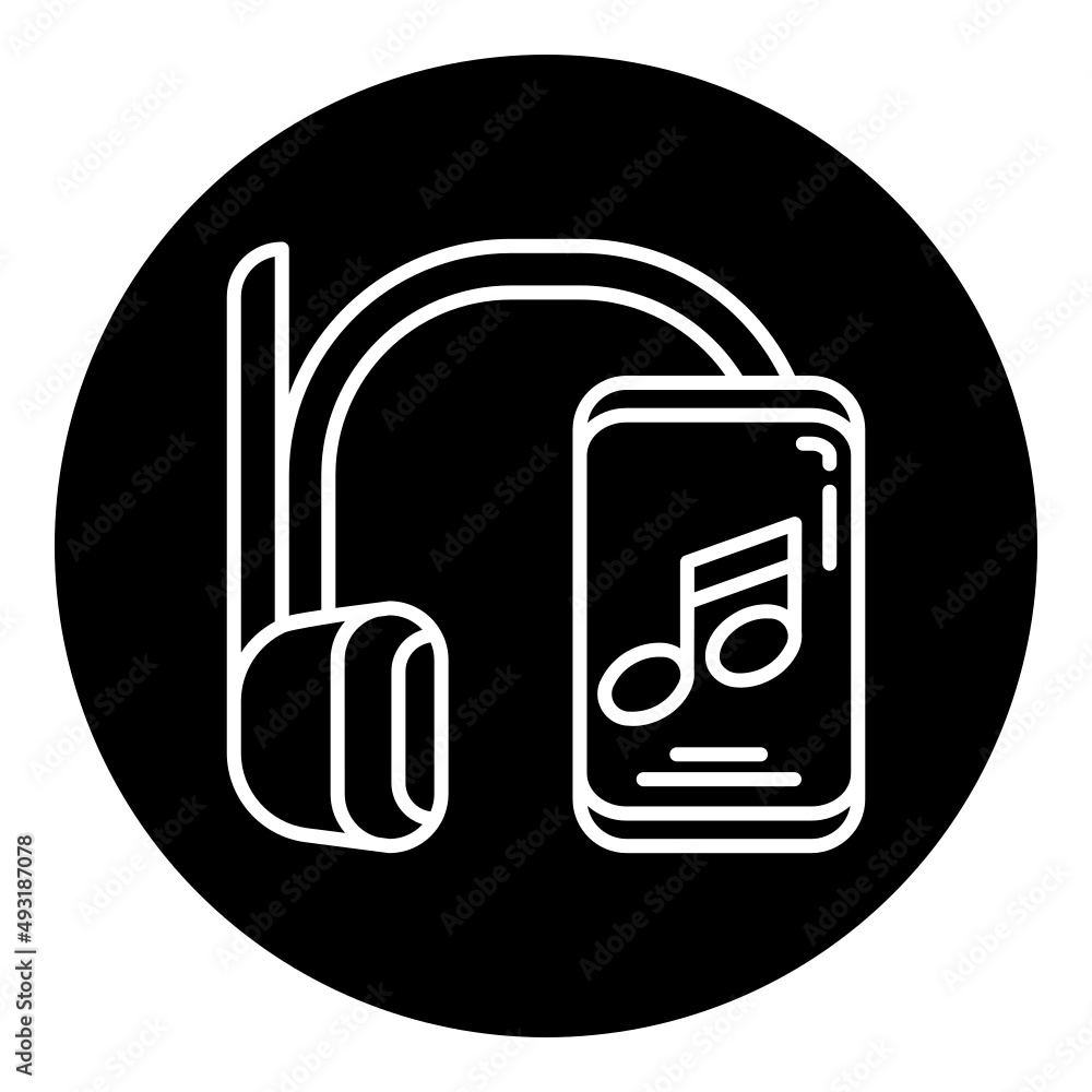 headset and smartphone with music note wallpaper headset and smartphone with music note wallpaper