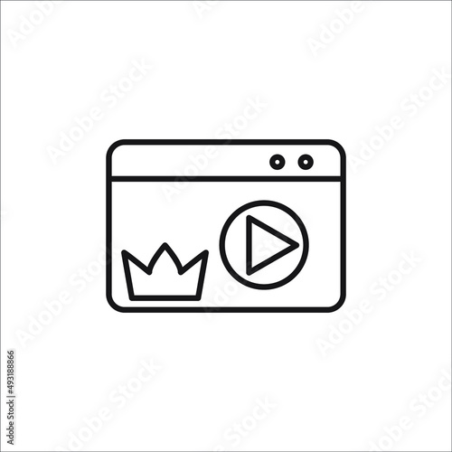 premium content icons  symbol vector elements for infographic web
