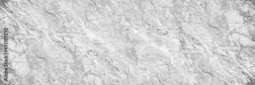 Wallpaper Mural Black white rock texture. Marble effect. Close-up. Light gray stone background with space for design. Wide banner. Panoramic. Torontodigital.ca