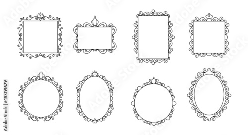 A set of linear mirrors of the princess