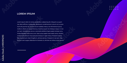 web banner abstract background with gradient color