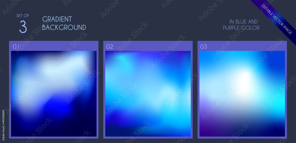 Fototapeta premium abstract background gradient color blue