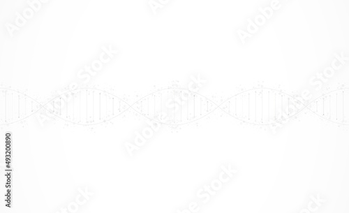 DNA. Medical science, genetic biotechnology, chemistry biology. Innovation technology concept and nano technology background