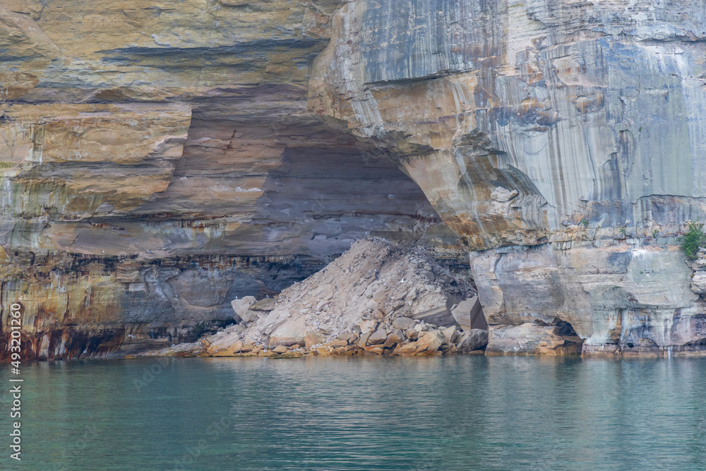 Pictured Rocks National Lakeshore, Upper Peninsula, Michigan, USA Stock ...