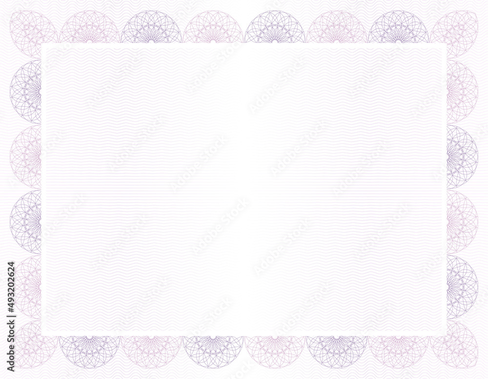 Guilloche background for certificate or diploma and currency design Guilloche background for certificate or diploma and currency design