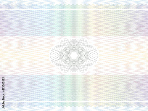 Guilloche background for certificate or diploma and currency design