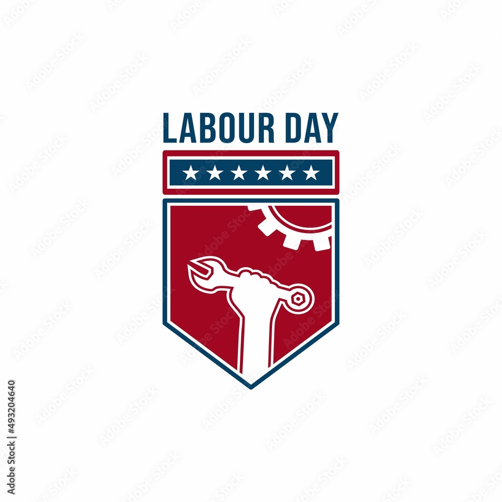 labor day logo design