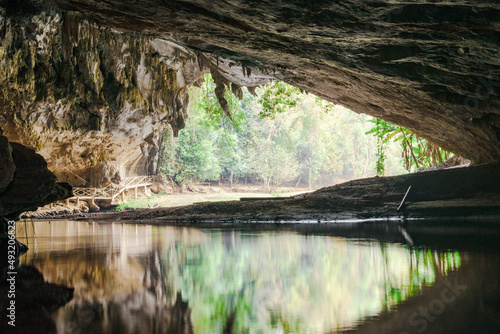 Tam Lod Cave, near Pai town. Northern Thailand