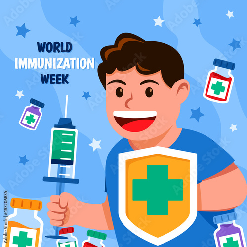 Boy Get Immunization To Preventing From Disease