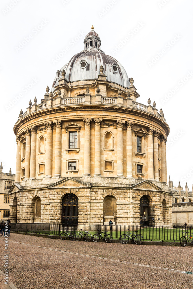 The Iconic Radcliffe Camera in Radcliffe Square, Oxford